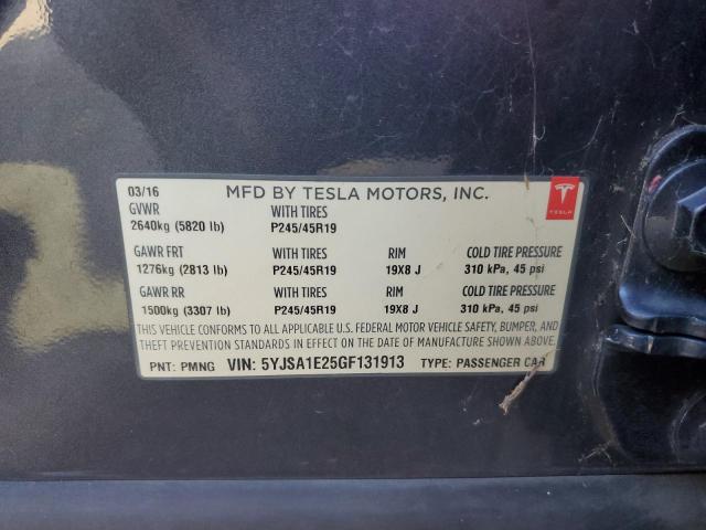 Photo 11 VIN: 5YJSA1E25GF131913 - TESLA MODEL S 