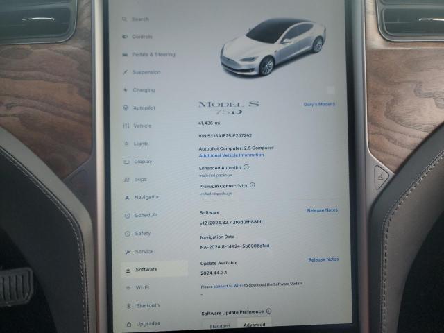 Photo 8 VIN: 5YJSA1E25JF257292 - TESLA MODEL S 