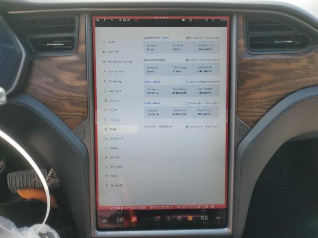 Photo 8 VIN: 5YJSA1E25KF305889 - TESLA MODEL S 