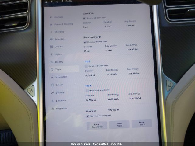 Photo 6 VIN: 5YJSA1E26FF107201 - TESLA MODEL S 