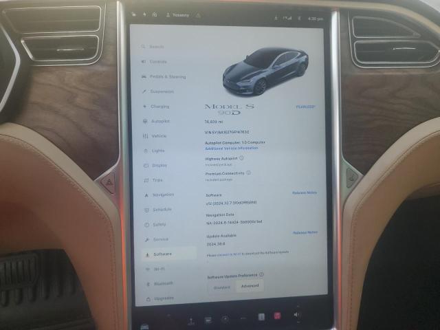 Photo 8 VIN: 5YJSA1E27GF147630 - TESLA MODEL S 