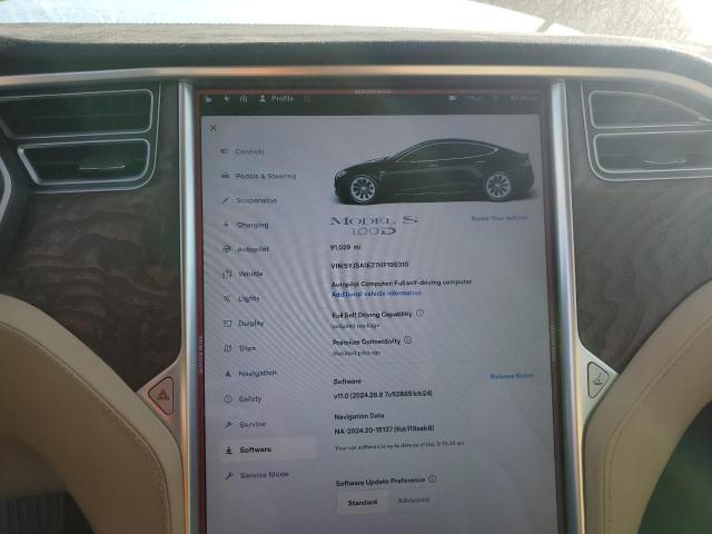 Photo 8 VIN: 5YJSA1E27HF195310 - TESLA MODEL S 