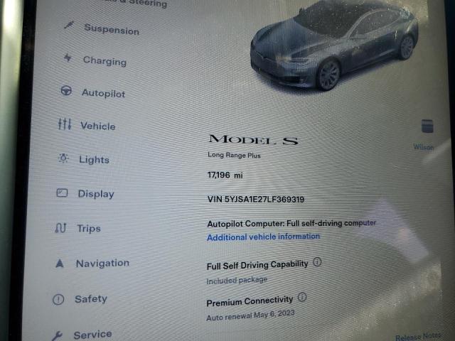 Photo 7 VIN: 5YJSA1E27LF369319 - TESLA MODEL S 