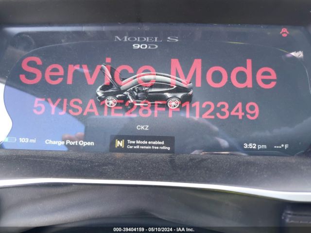 Photo 6 VIN: 5YJSA1E28FF112349 - TESLA MODEL S 