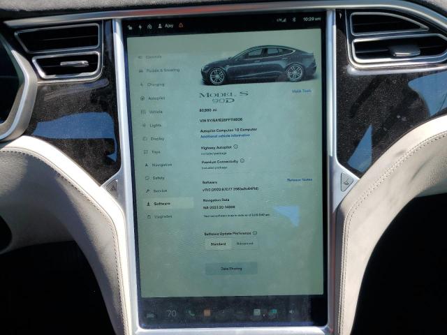 Photo 8 VIN: 5YJSA1E28FF114926 - TESLA MODEL S 