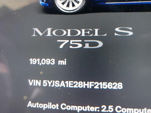 Photo 8 VIN: 5YJSA1E28HF215628 - TESLA MODEL S 