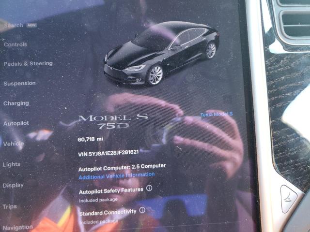 Photo 8 VIN: 5YJSA1E28JF281621 - TESLA MODEL S 