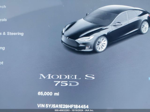 Photo 6 VIN: 5YJSA1E29HF184454 - TESLA MODEL S 