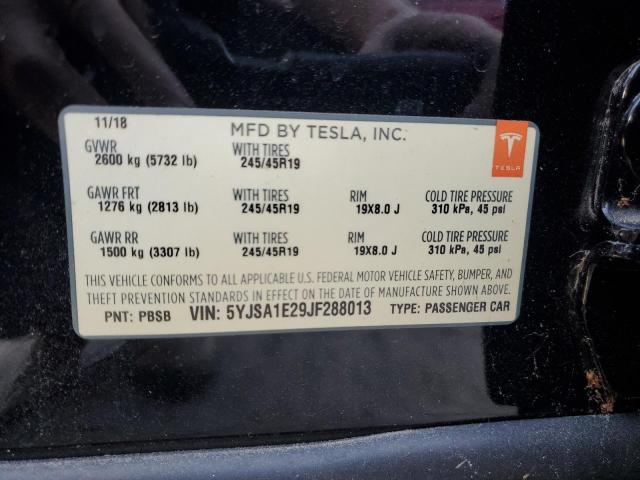 Photo 11 VIN: 5YJSA1E29JF288013 - TESLA MODEL S 