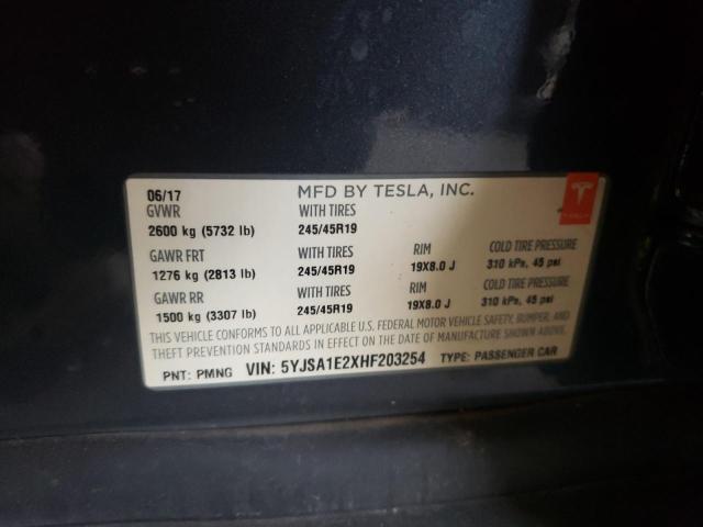 Photo 11 VIN: 5YJSA1E2XHF203254 - TESLA MODEL S 