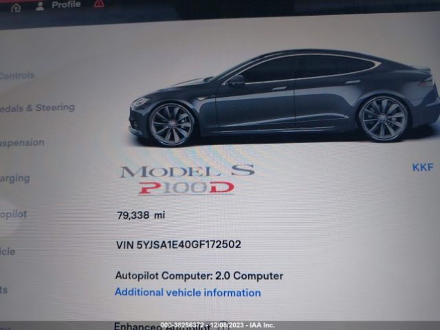 Photo 6 VIN: 5YJSA1E40GF172502 - TESLA MODEL S 