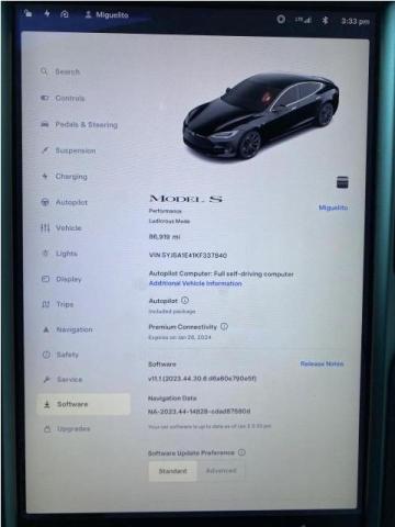 Photo 7 VIN: 5YJSA1E41KF337840 - TESLA MODEL S 