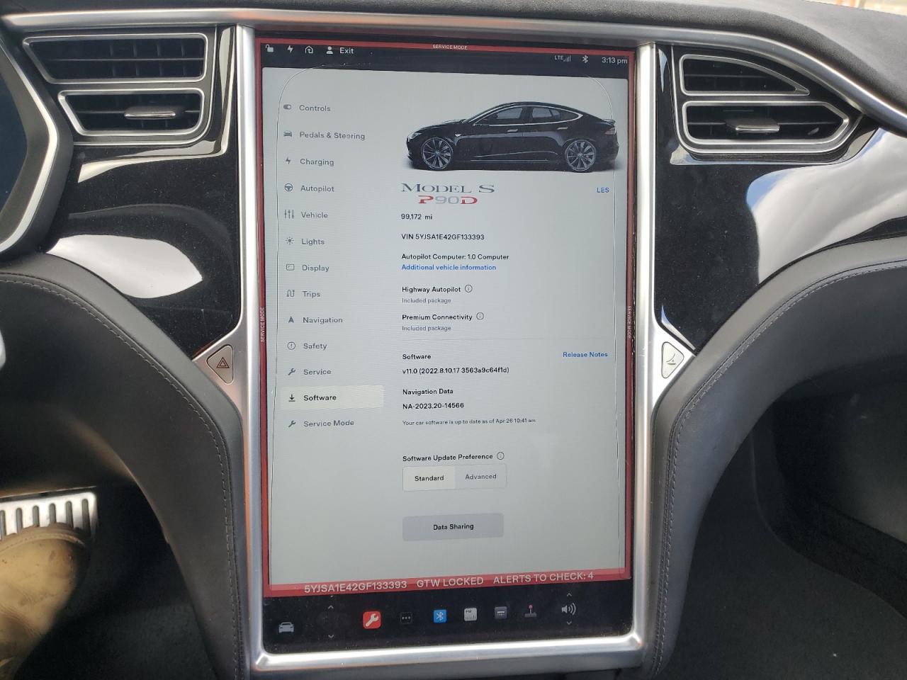 Photo 8 VIN: 5YJSA1E42GF133393 - TESLA MODEL S 