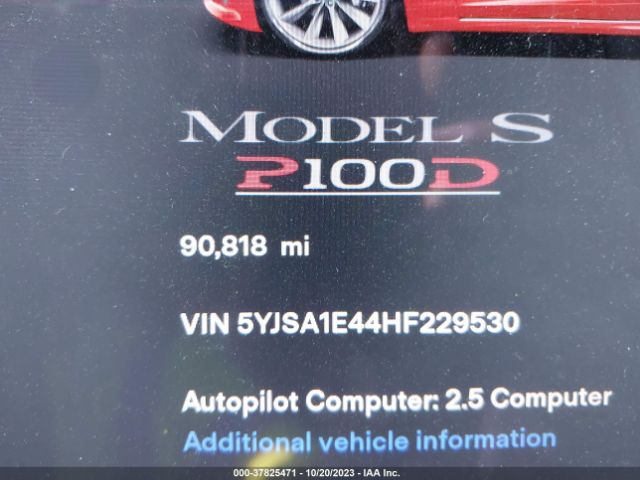 Photo 6 VIN: 5YJSA1E44HF229530 - TESLA MODEL S 