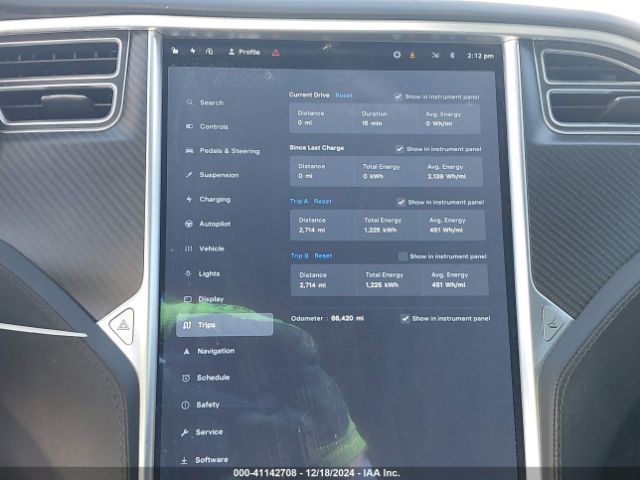 Photo 6 VIN: 5YJSA1E44HF233321 - TESLA MODEL S 