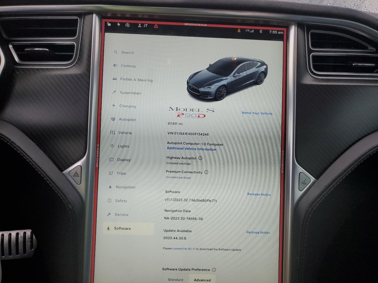 Photo 8 VIN: 5YJSA1E45GF134246 - TESLA MODEL S 