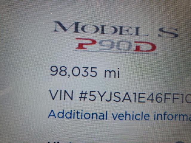 Photo 7 VIN: 5YJSA1E46FF106101 - TESLA MODEL S 