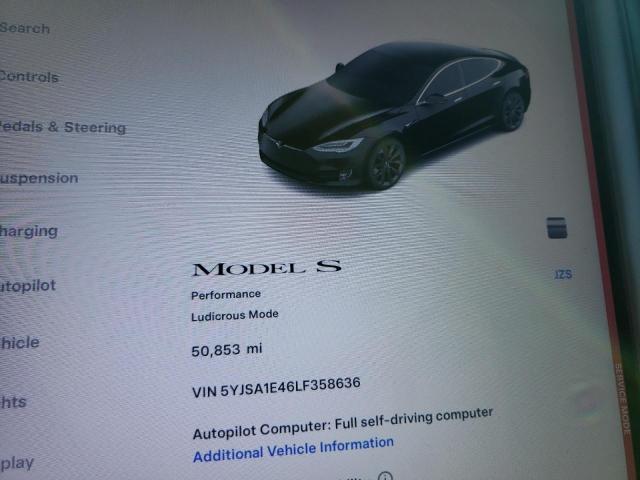 Photo 8 VIN: 5YJSA1E46LF358636 - TESLA MODEL S 