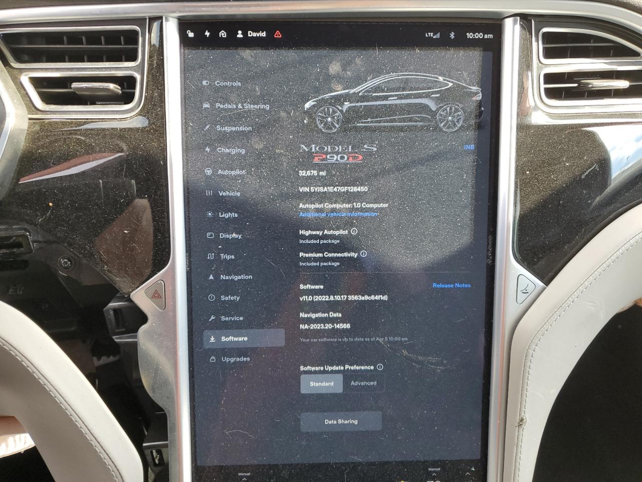 Photo 8 VIN: 5YJSA1E47GF128450 - TESLA MODEL S 