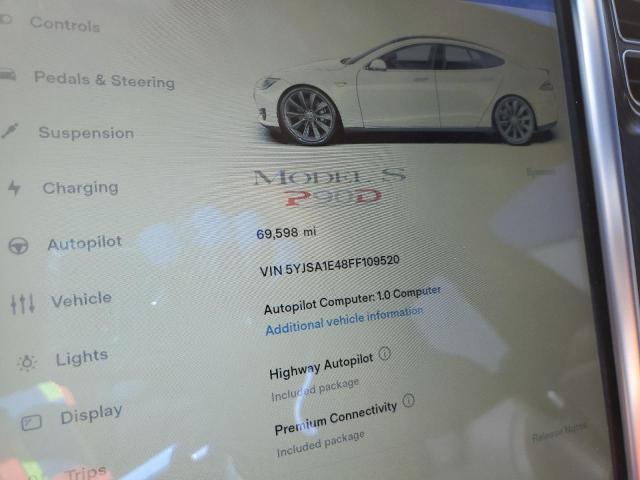 Photo 8 VIN: 5YJSA1E48FF109520 - TESLA MODEL S 