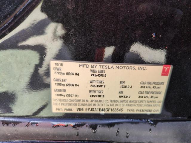 Photo 11 VIN: 5YJSA1E48GF163546 - TESLA MODEL S 