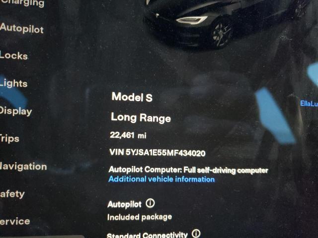 Photo 7 VIN: 5YJSA1E55MF434020 - TESLA MODEL S 