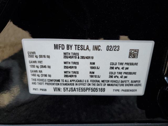 Photo 11 VIN: 5YJSA1E55PF505169 - TESLA MODEL S 