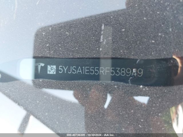 Photo 8 VIN: 5YJSA1E55RF538949 - TESLA MODEL S 