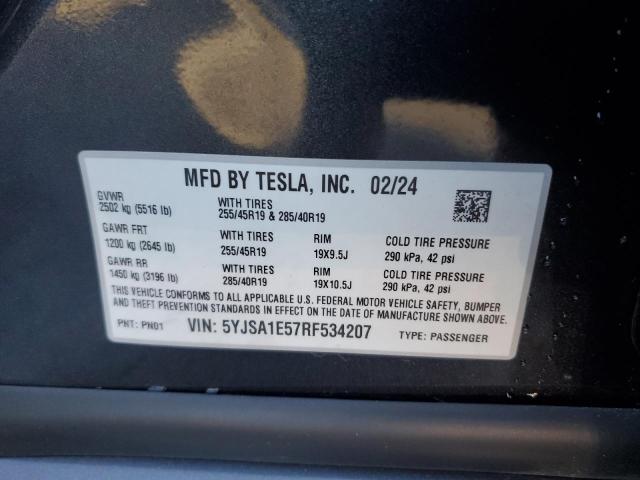 Photo 11 VIN: 5YJSA1E57RF534207 - TESLA MODEL S 