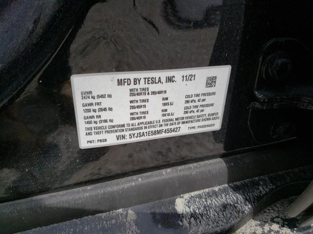 Photo 9 VIN: 5YJSA1E58MF455427 - TESLA MODEL S 