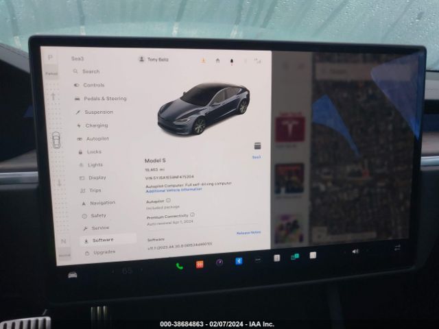 Photo 6 VIN: 5YJSA1E59NF475204 - TESLA MODEL S 