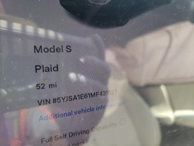 Photo 7 VIN: 5YJSA1E61MF431527 - TESLA MODEL S 