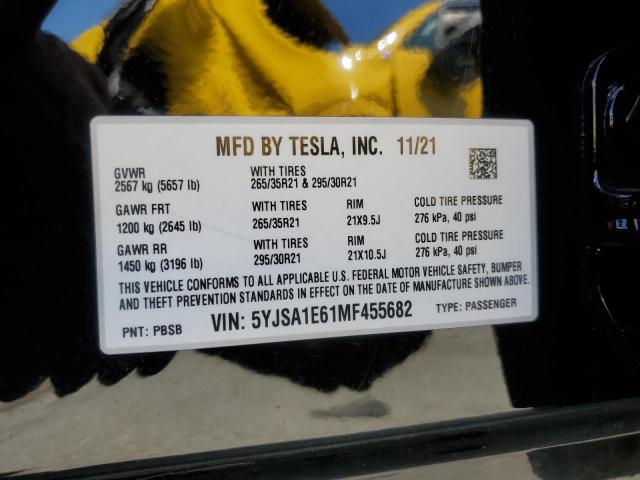 Photo 11 VIN: 5YJSA1E61MF455682 - TESLA MODEL S 