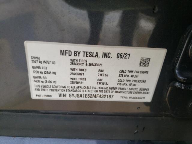 Photo 11 VIN: 5YJSA1E62MF432167 - TESLA MODEL S 