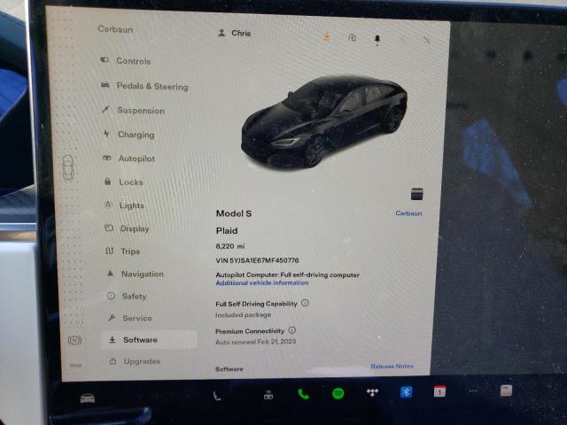 Photo 8 VIN: 5YJSA1E67MF450776 - TESLA MODEL S 