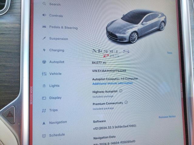 Photo 8 VIN: 5YJSA1H10EFP63248 - TESLA MODEL S 