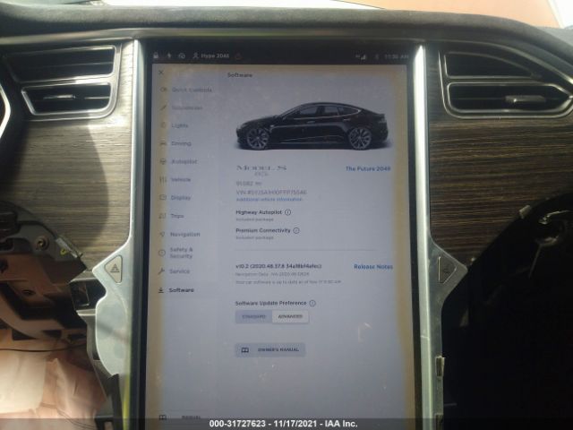 Photo 6 VIN: 5YJSA1H10FFP75546 - TESLA MODEL S 