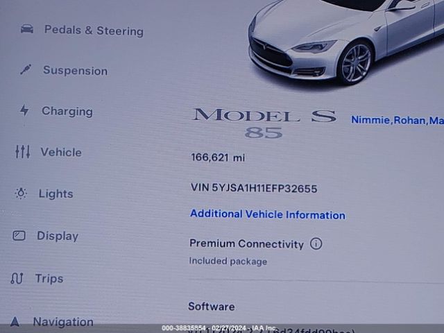 Photo 6 VIN: 5YJSA1H11EFP32655 - TESLA MODEL X 