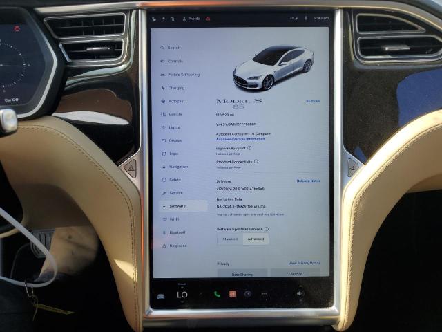 Photo 8 VIN: 5YJSA1H11FFP68881 - TESLA MODEL S 85 