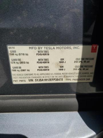 Photo 11 VIN: 5YJSA1H12EFP38478 - TESLA MODEL S 