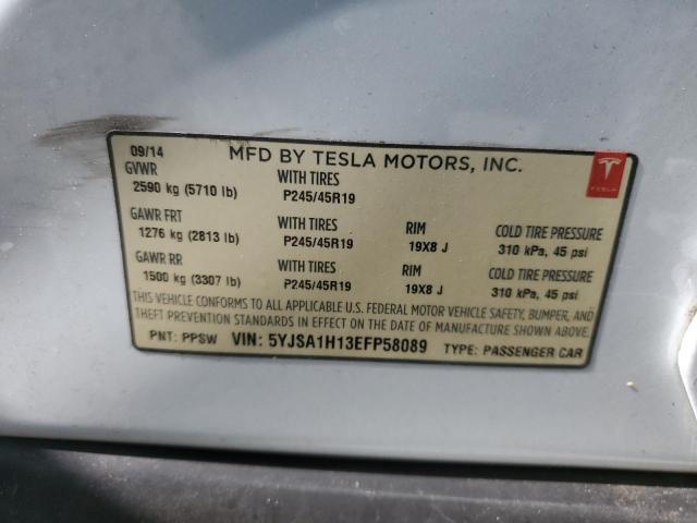 Photo 11 VIN: 5YJSA1H13EFP58089 - TESLA MODEL S 