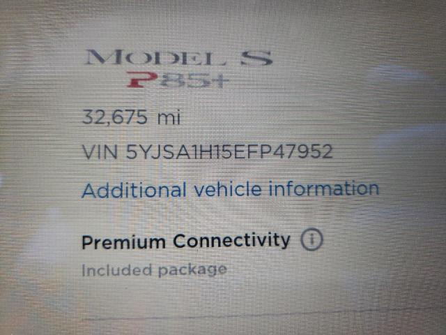 Photo 7 VIN: 5YJSA1H15EFP47952 - TESLA MODEL S 