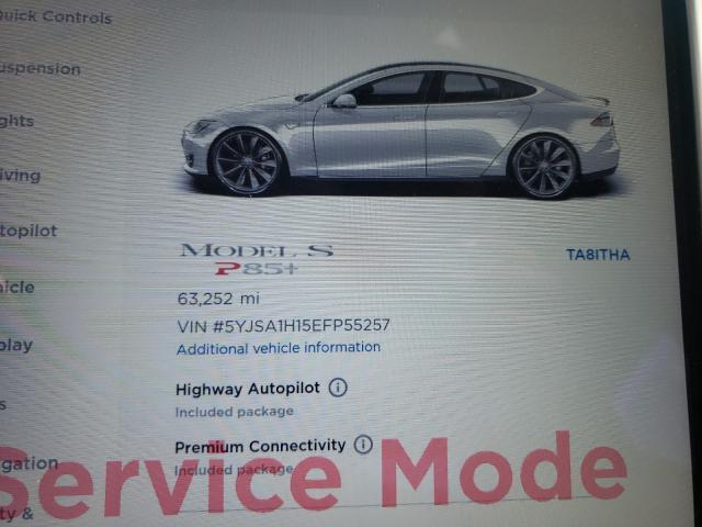 Photo 7 VIN: 5YJSA1H15EFP55257 - TESLA MODEL S 