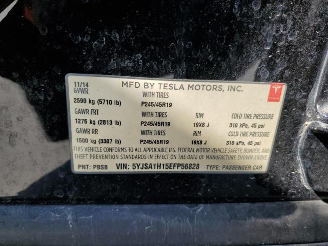 Photo 12 VIN: 5YJSA1H15EFP56828 - TESLA MODEL S 