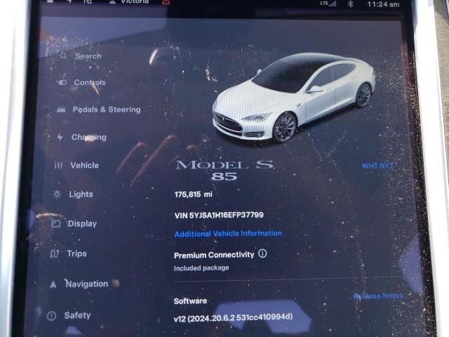 Photo 8 VIN: 5YJSA1H16EFP37799 - TESLA MODEL S 