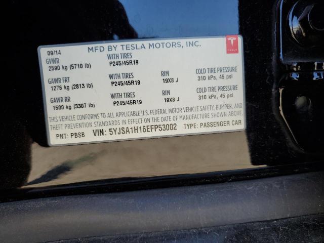 Photo 11 VIN: 5YJSA1H16EFP53002 - TESLA MODEL S 