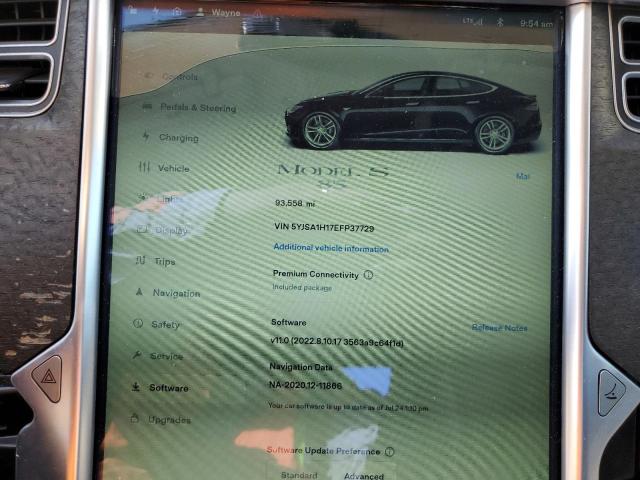 Photo 8 VIN: 5YJSA1H17EFP37729 - TESLA MODEL S 