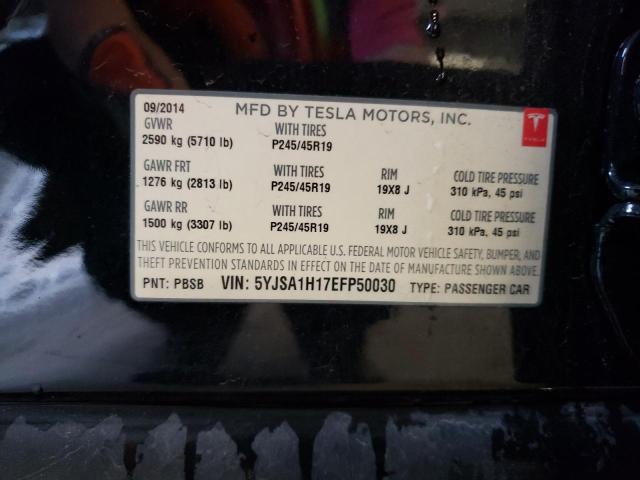 Photo 13 VIN: 5YJSA1H17EFP50030 - TESLA MODEL S 