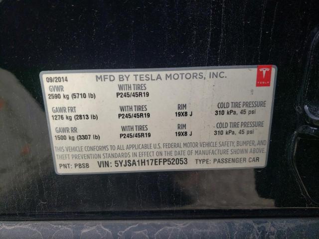 Photo 13 VIN: 5YJSA1H17EFP52053 - TESLA MODEL S 