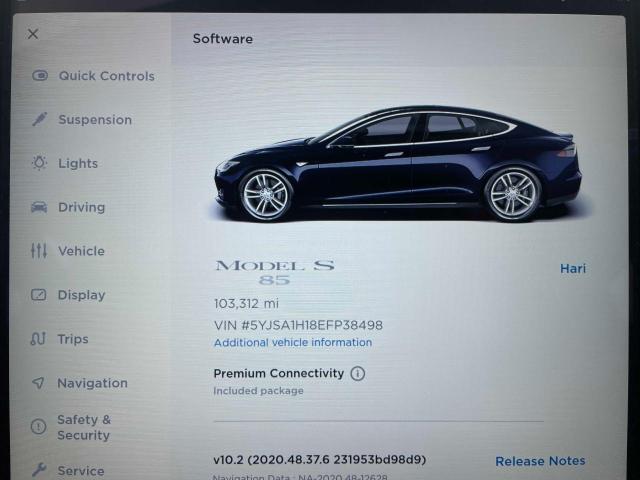 Photo 7 VIN: 5YJSA1H18EFP38498 - TESLA MODEL S 